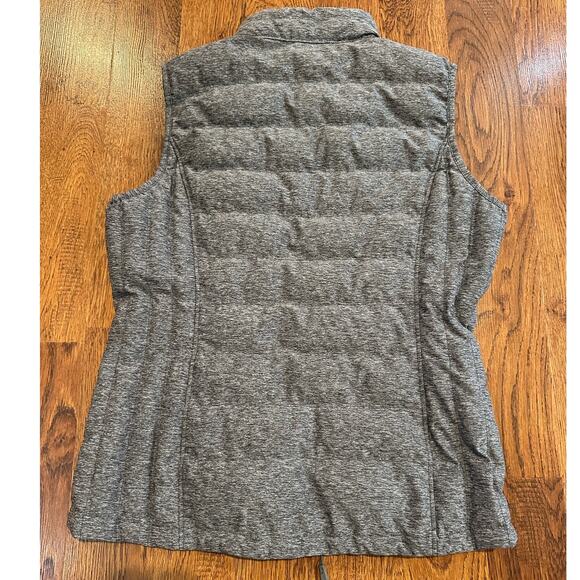 Heatkeep Women's Down Puffer Vest Gray Size Large Fall Layering Outerwear - Picture 2 of 8